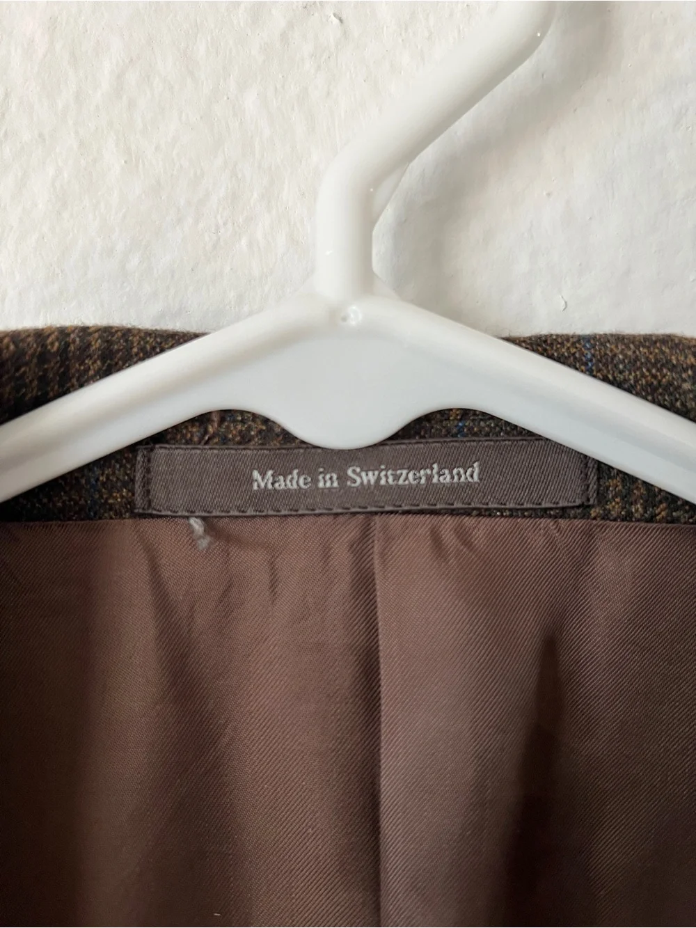 Ermenegildo Zegna Brown Glen Plaid Sport Coat